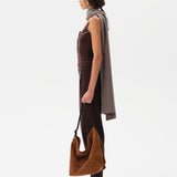 ROSENA - Knit harem pants with blanket-stitched hem