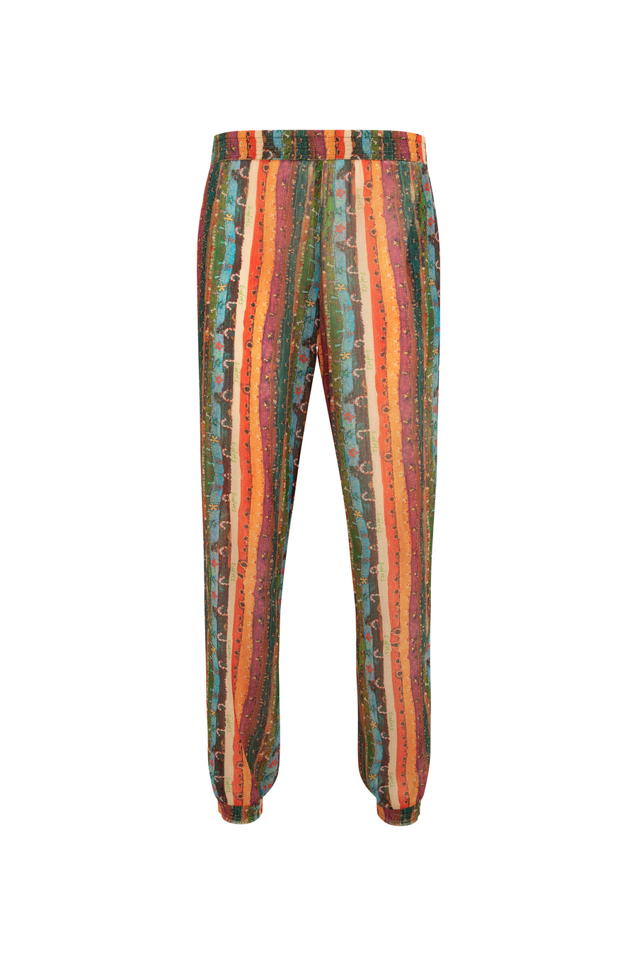 SHEN - Printed lumiere chiffon shalwar pants