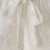 SHOL - Flower appliqué detailed mini shorts