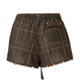 SHOL - Bow detailed mini shorts