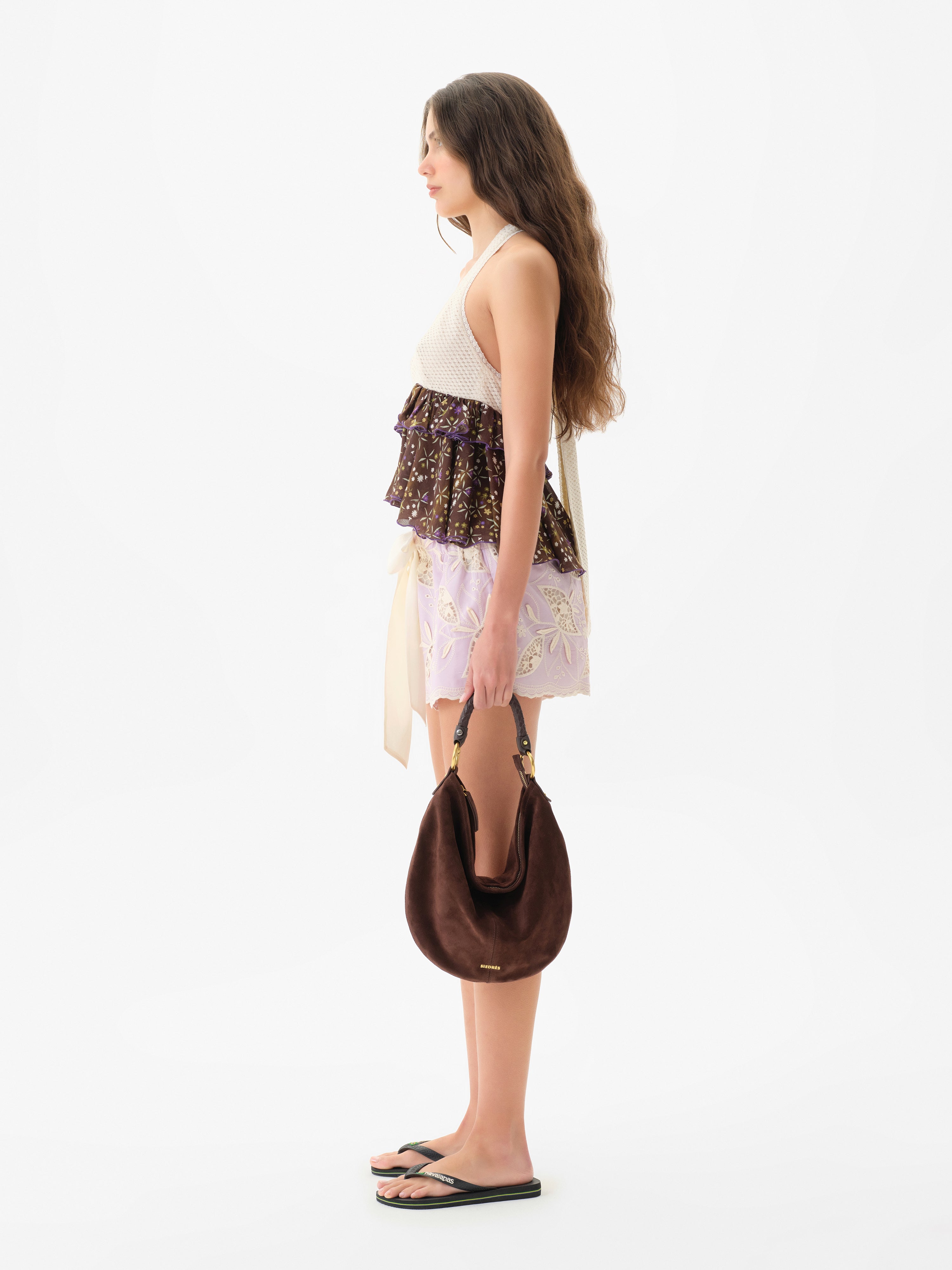 SHOL - Bow detailed mini shorts