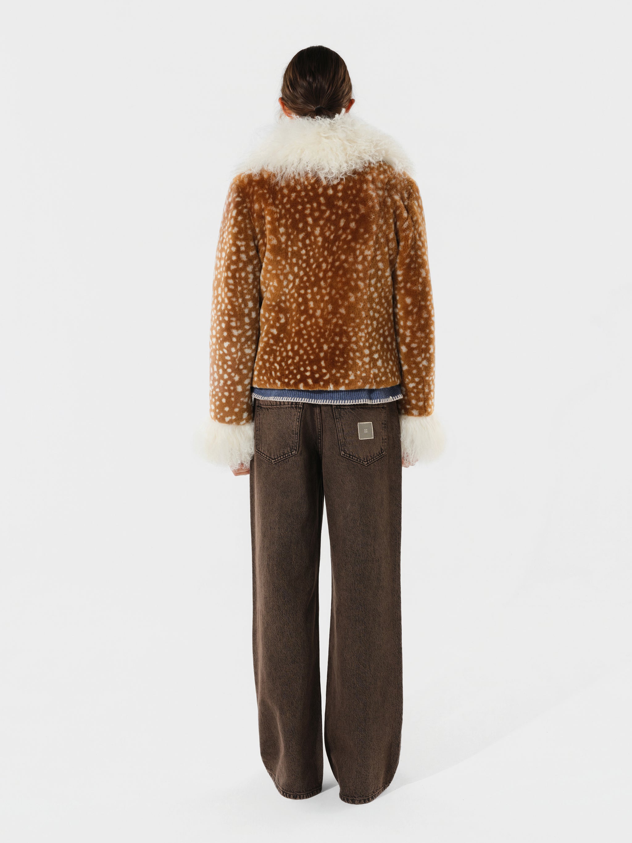 JUNIE - Studded denim pants