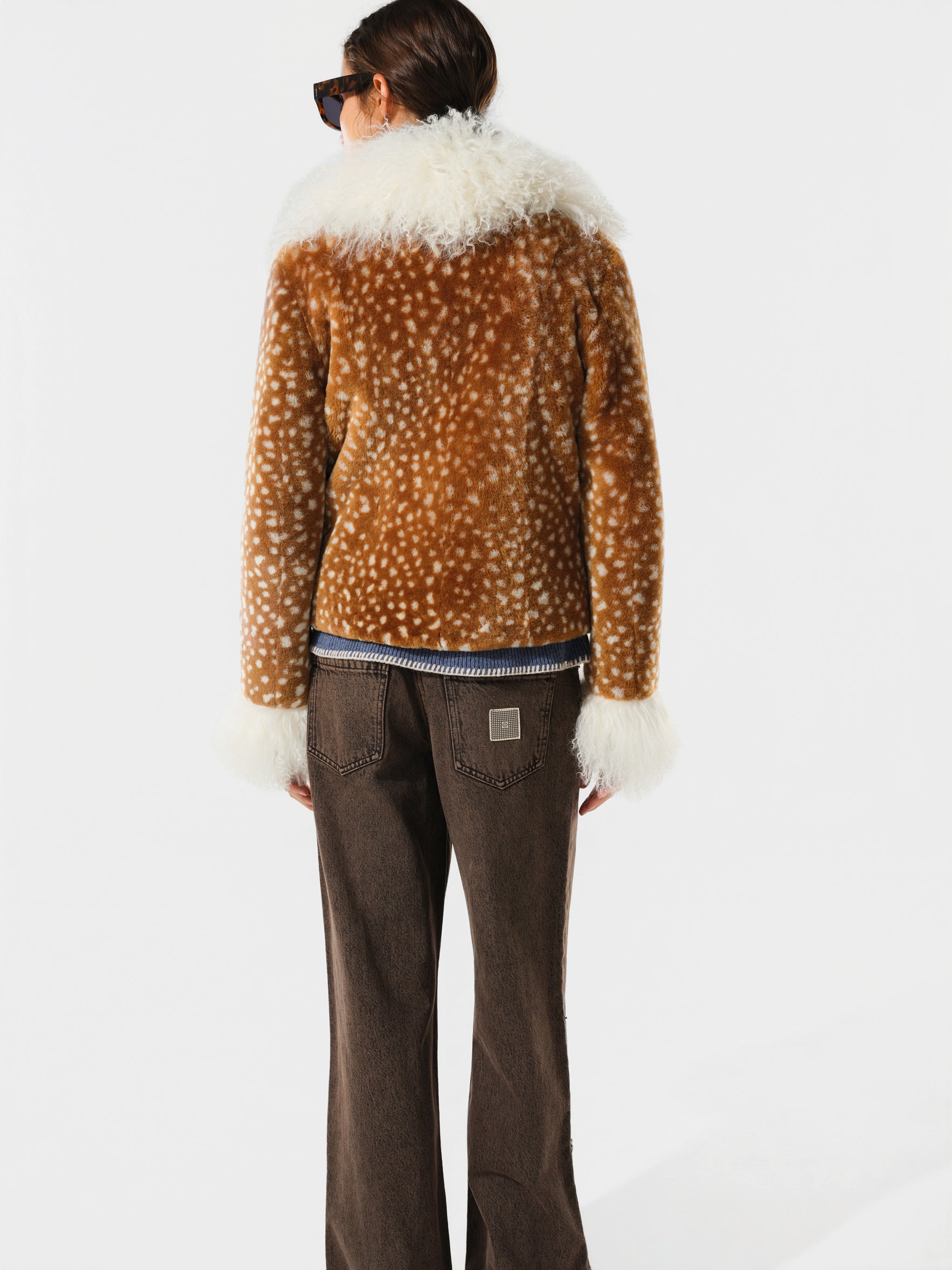 JUNIE - Studded denim pants