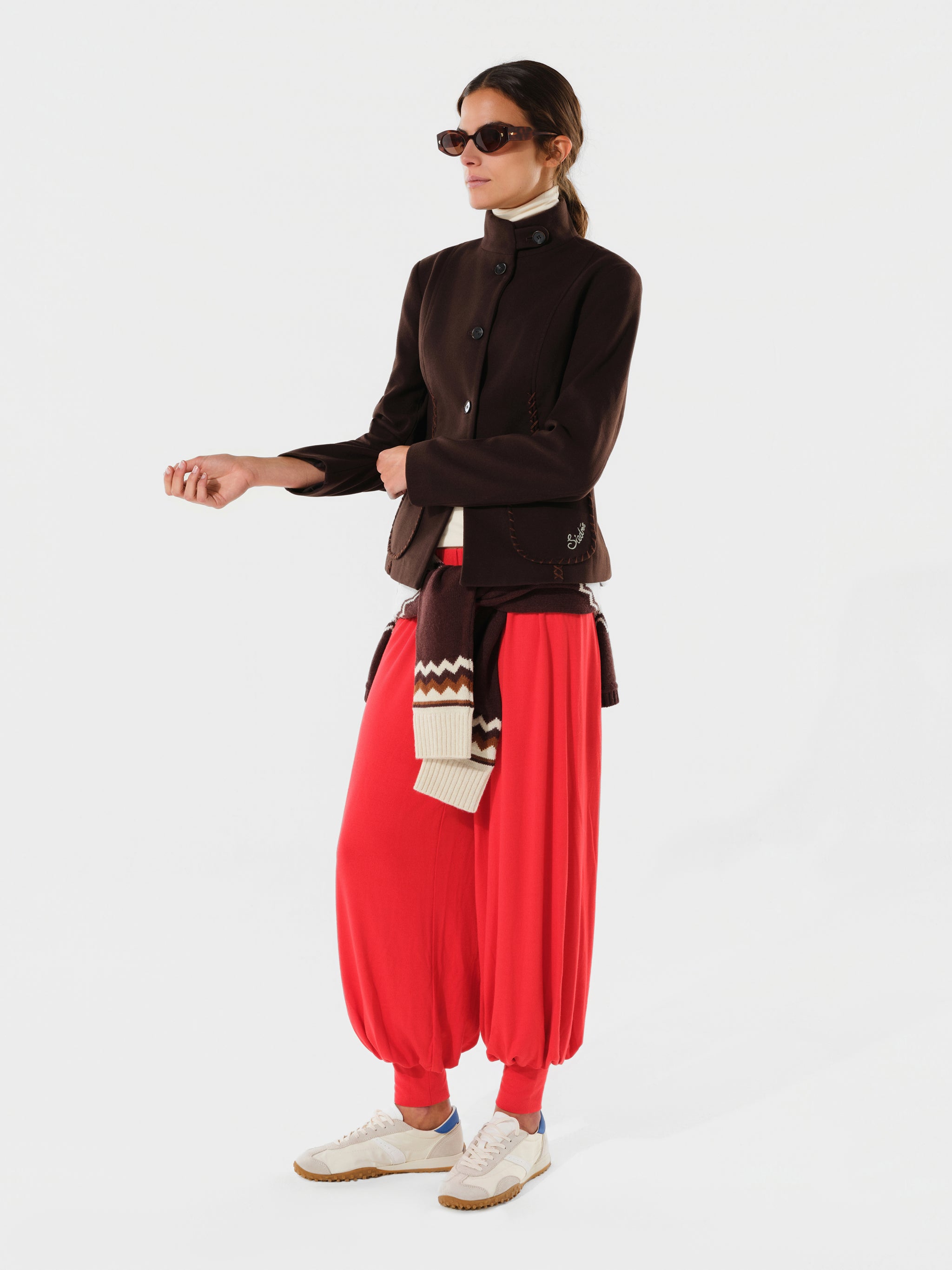 JACKIE - Structured jacket with stand collar