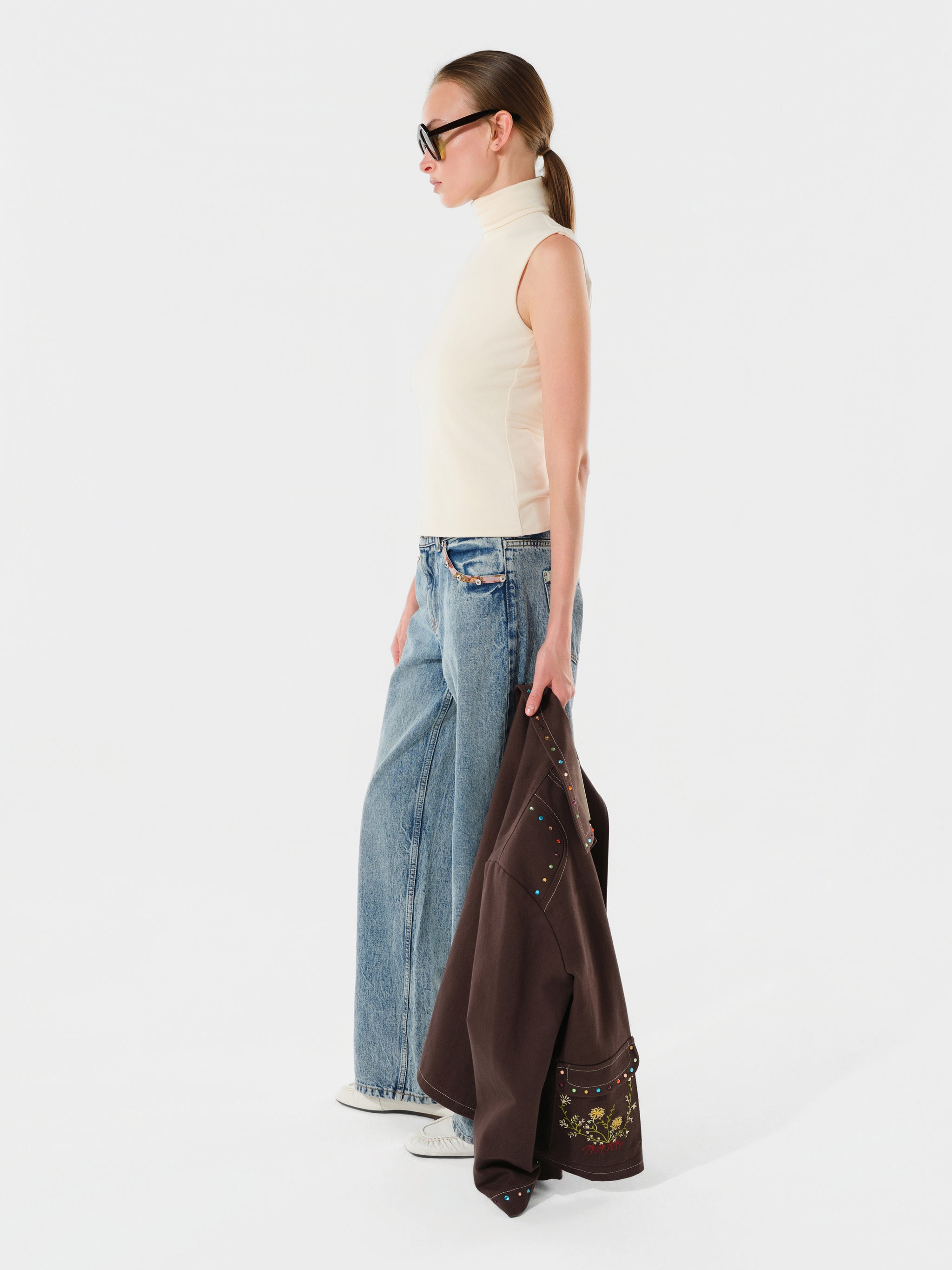 LORI - Sleeveless knit top