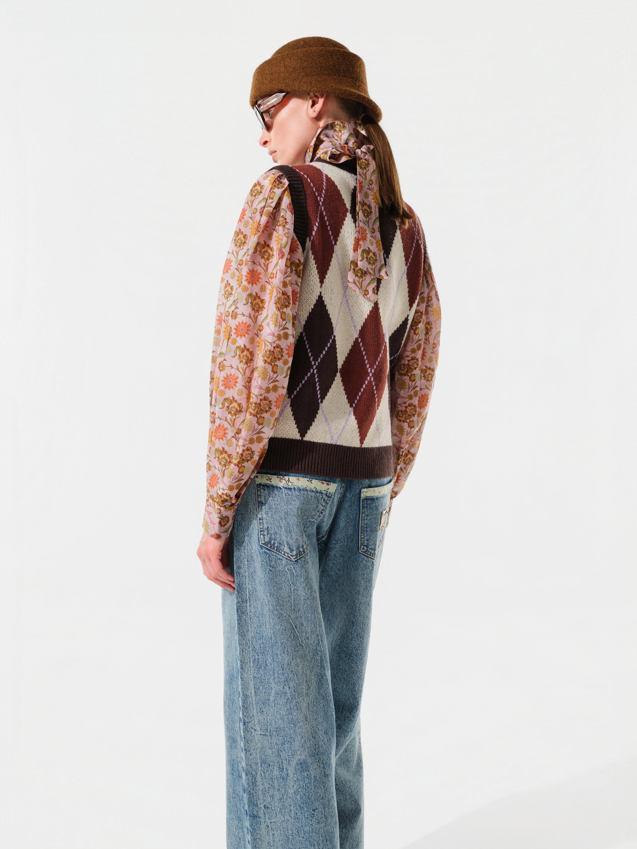 CARINA - Sleeveless knit vest