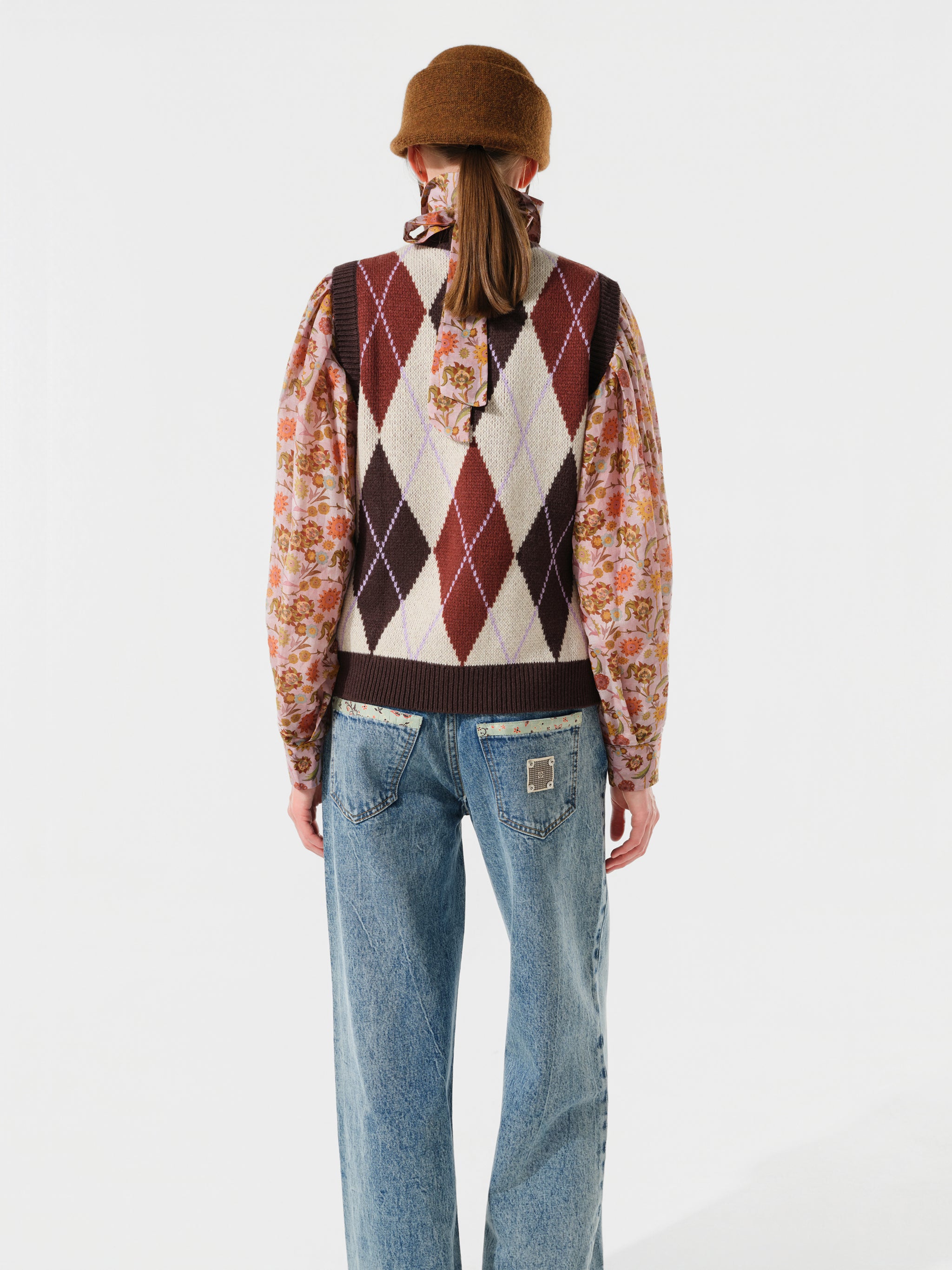 CARINA - Sleeveless knit vest