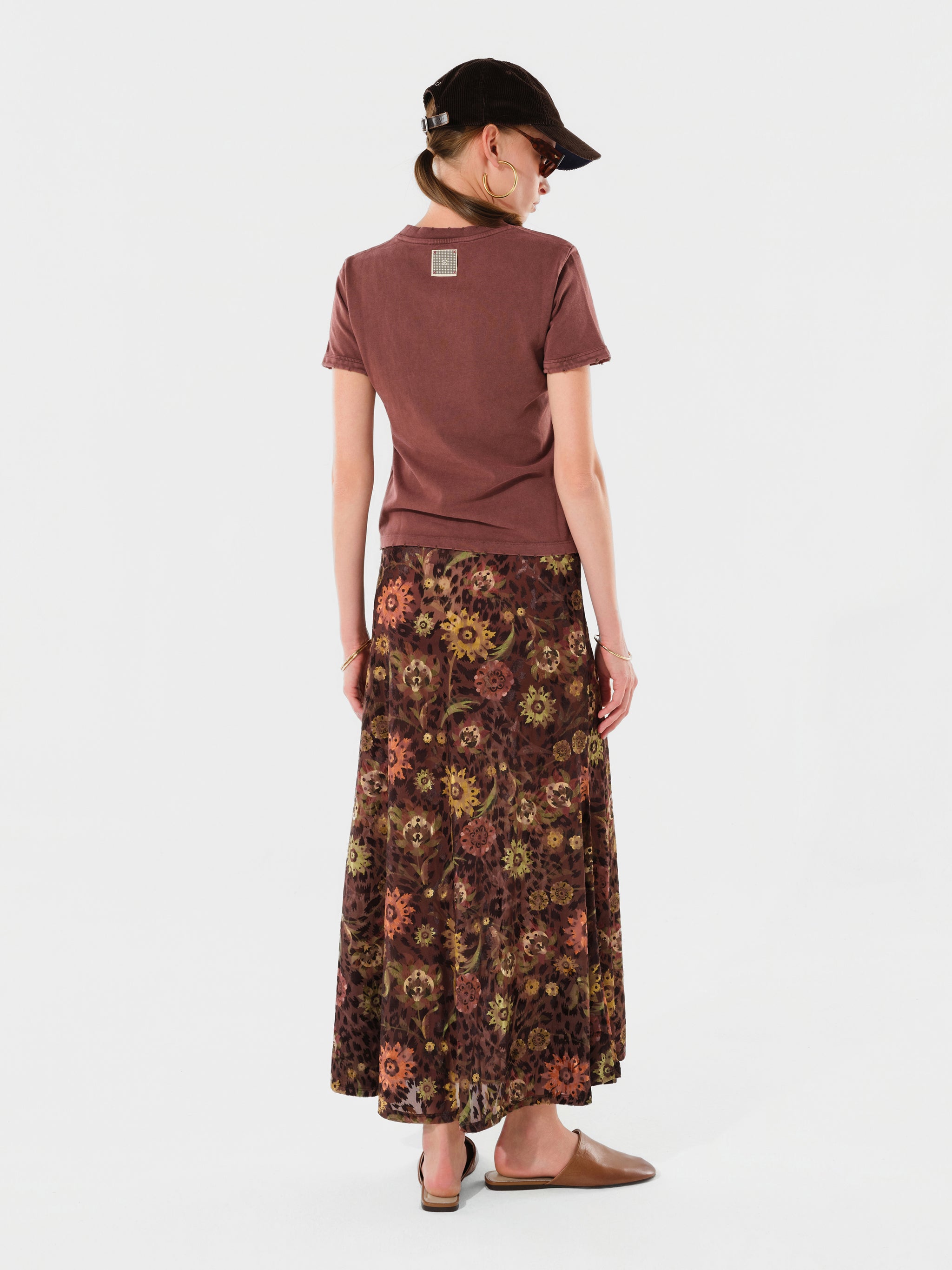 CORVO - Embroidered washed jersey t-shirt