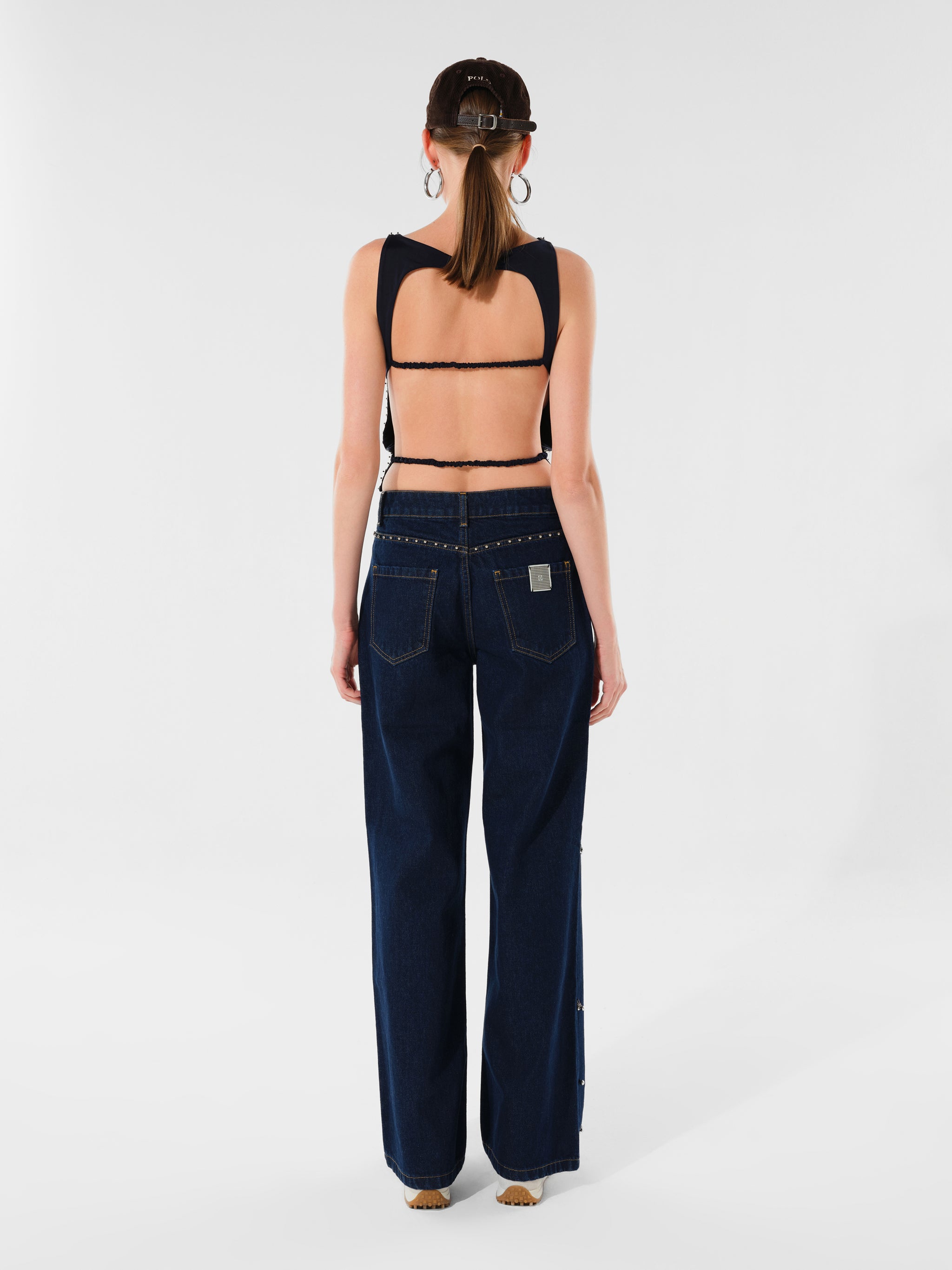 HARLY - Embellished straight-leg jeans