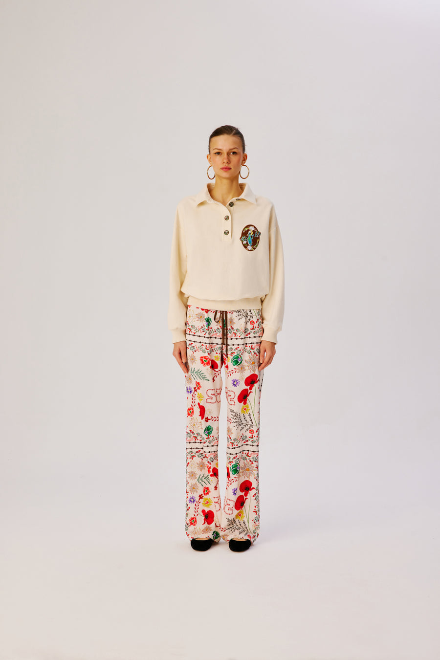 NEDI - Floral printed pyjama pants