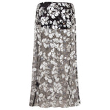 WELLS - Sequin-embellished sheer midi skirt with mini shorts