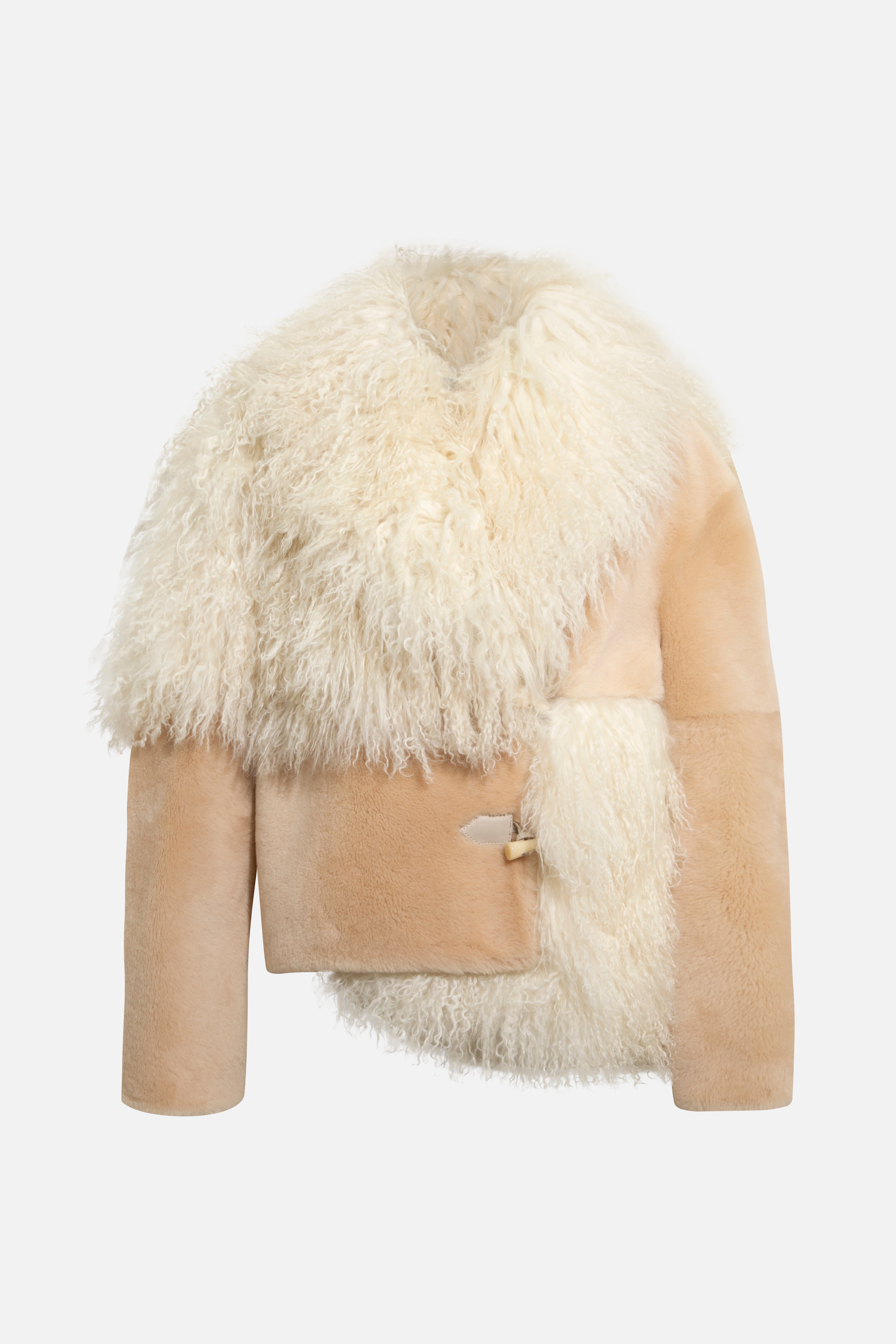 VIENNA - Oversized shearling jacket