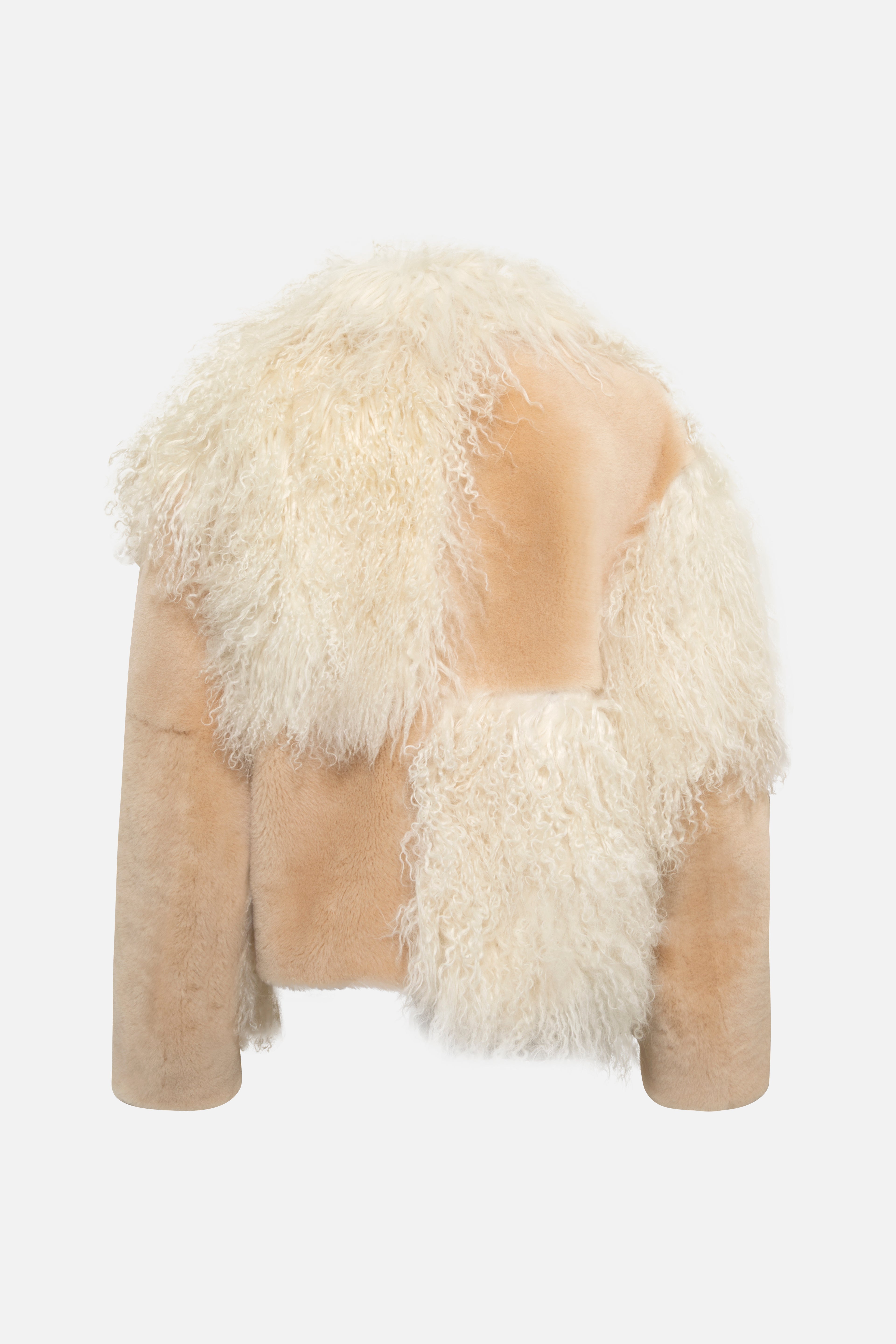 VIENNA - Oversized shearling jacket