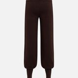 ROSENA - Knit harem pants with blanket-stitched hem