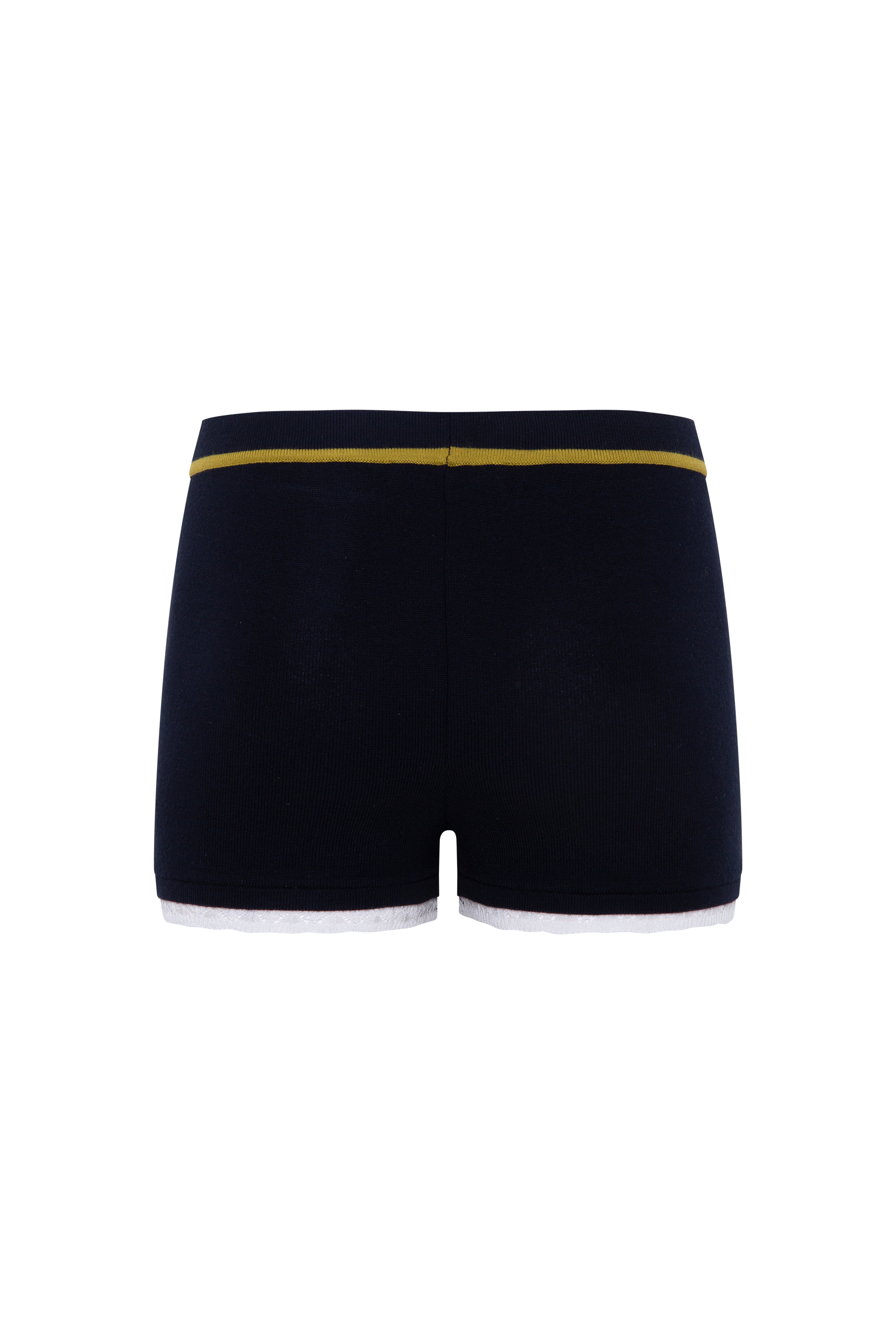 SOU - Form-fitting knit mini shorts