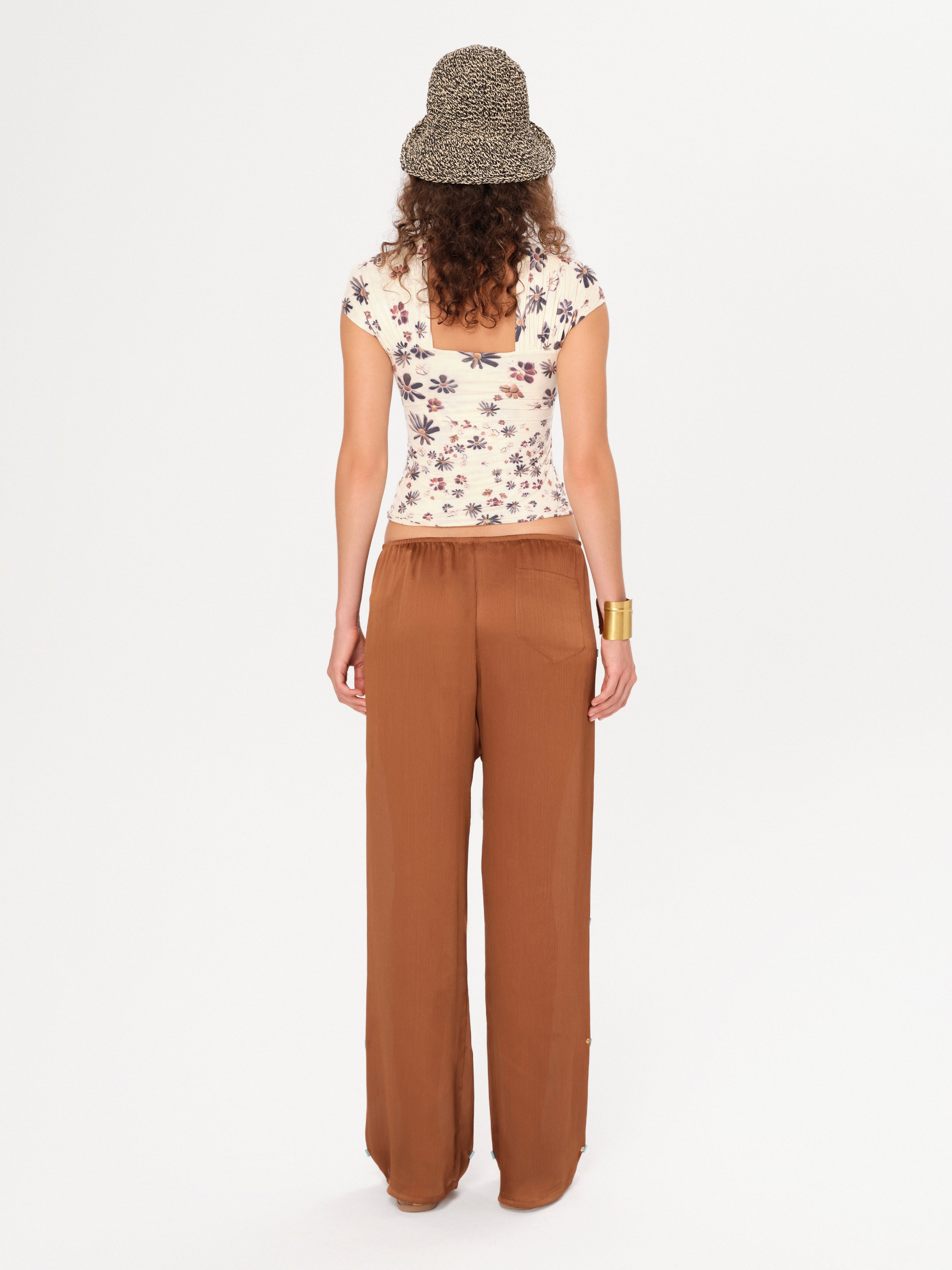 パンツ dosa / WIDE LEG PANTS pebble Dosa Wide Leg Trousers, $245 | farfetch.com | Lookastic