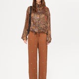 POLCA - Floral-printed oversized bomber jacket