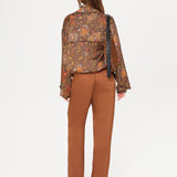 POLCA - Floral-printed oversized bomber jacket