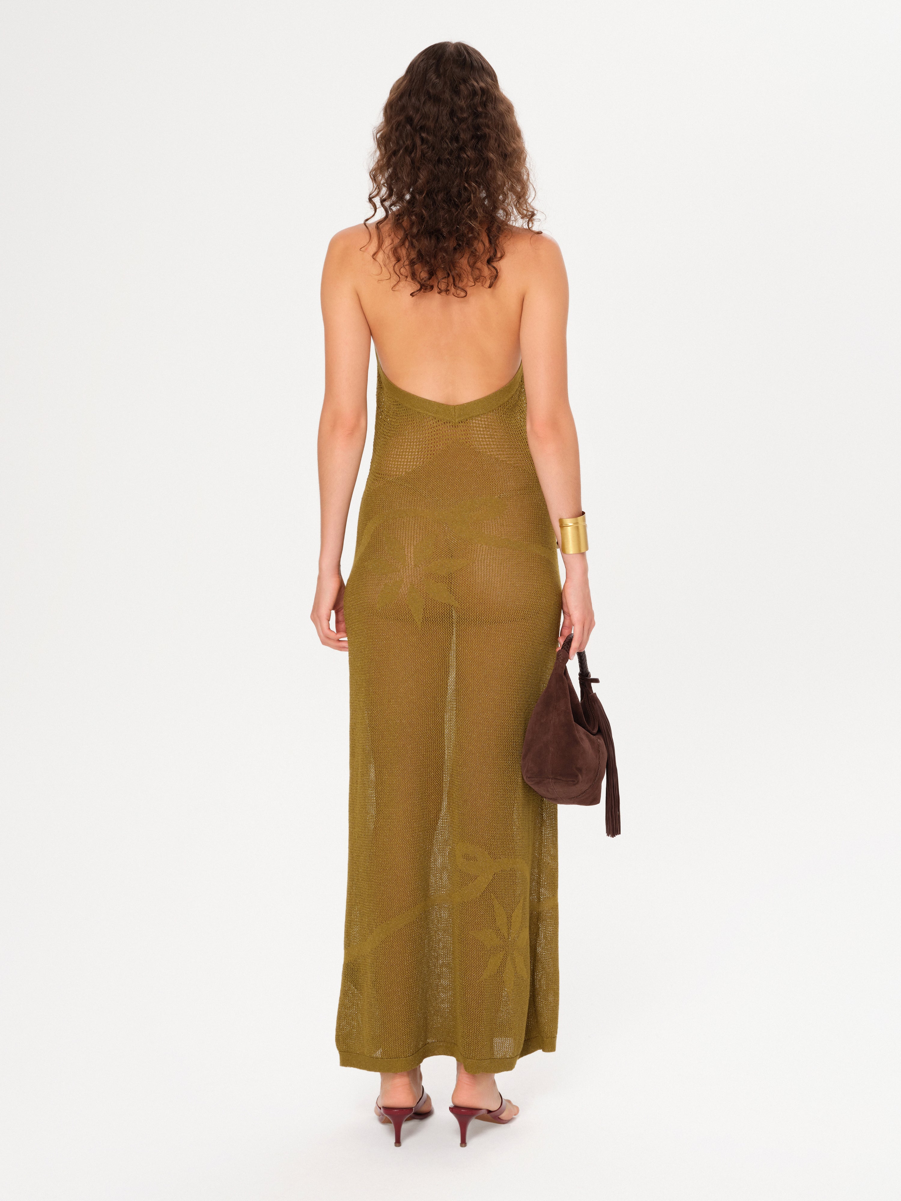 ESSENS - Halterneck knit dress