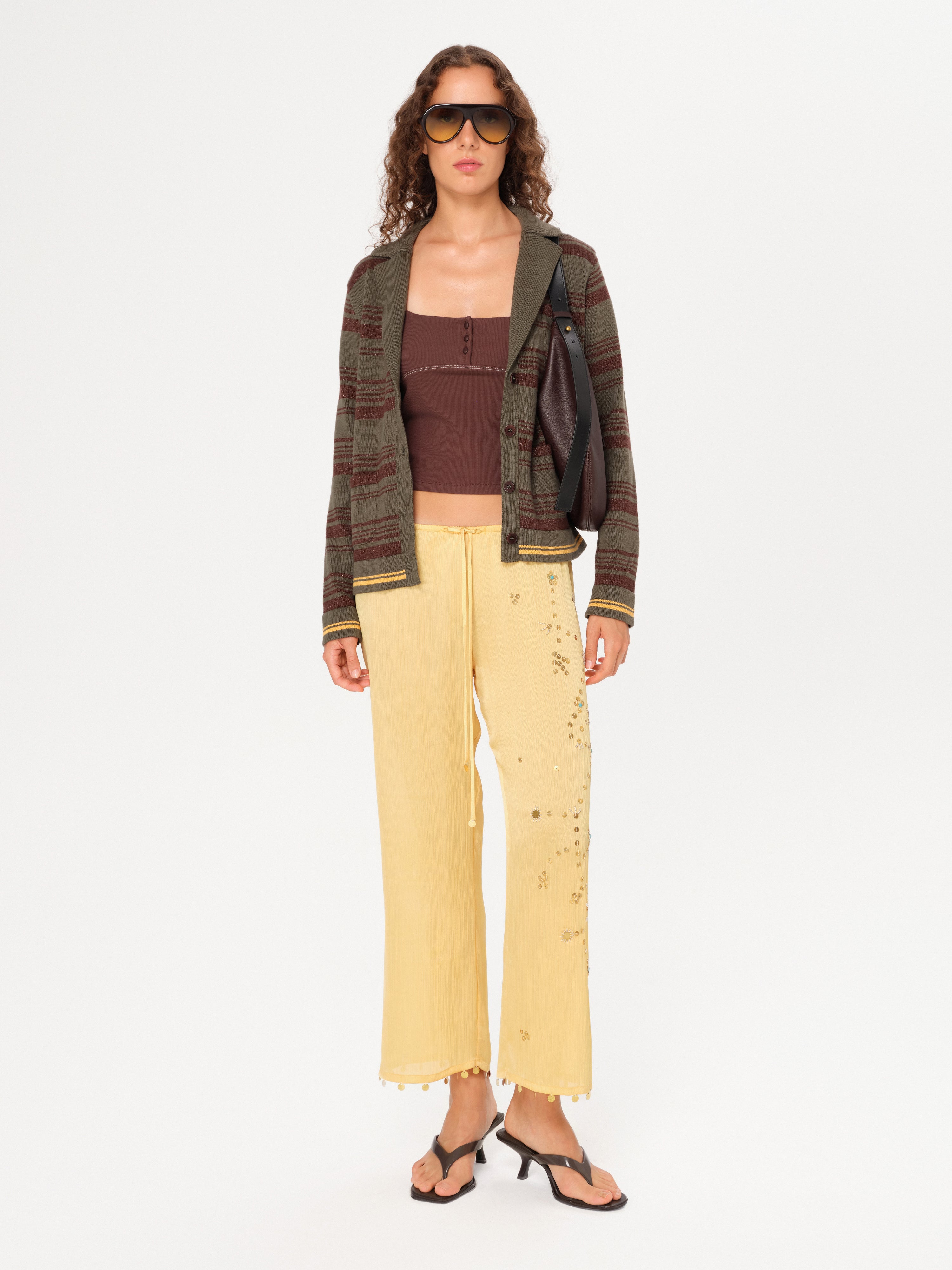 NERIAN - Striped cardigan