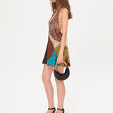 SULIENS - Printed wide-leg playsuit with open back