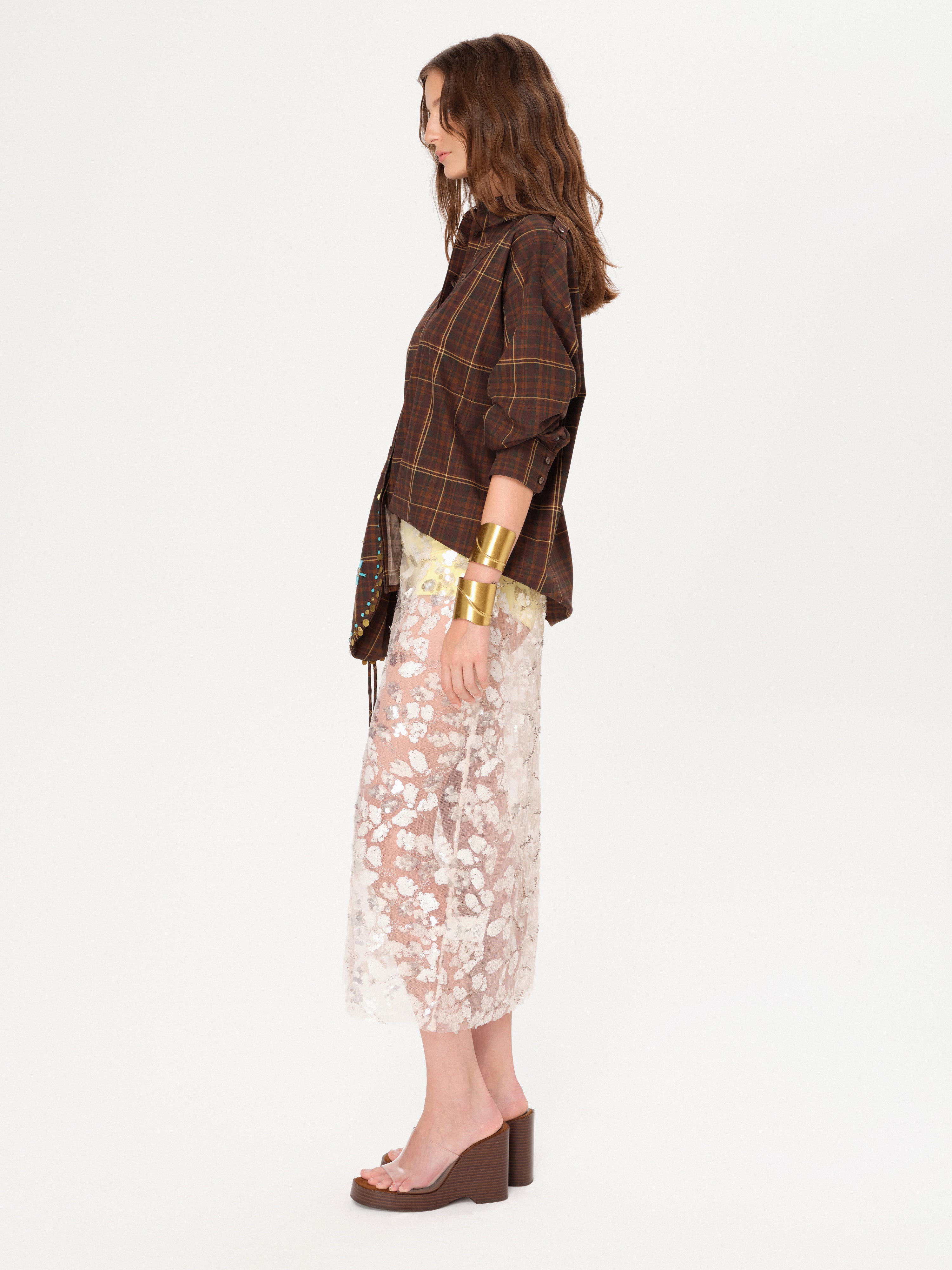 ATHELIA - Loose-fit shirt with detachable mini-pouch