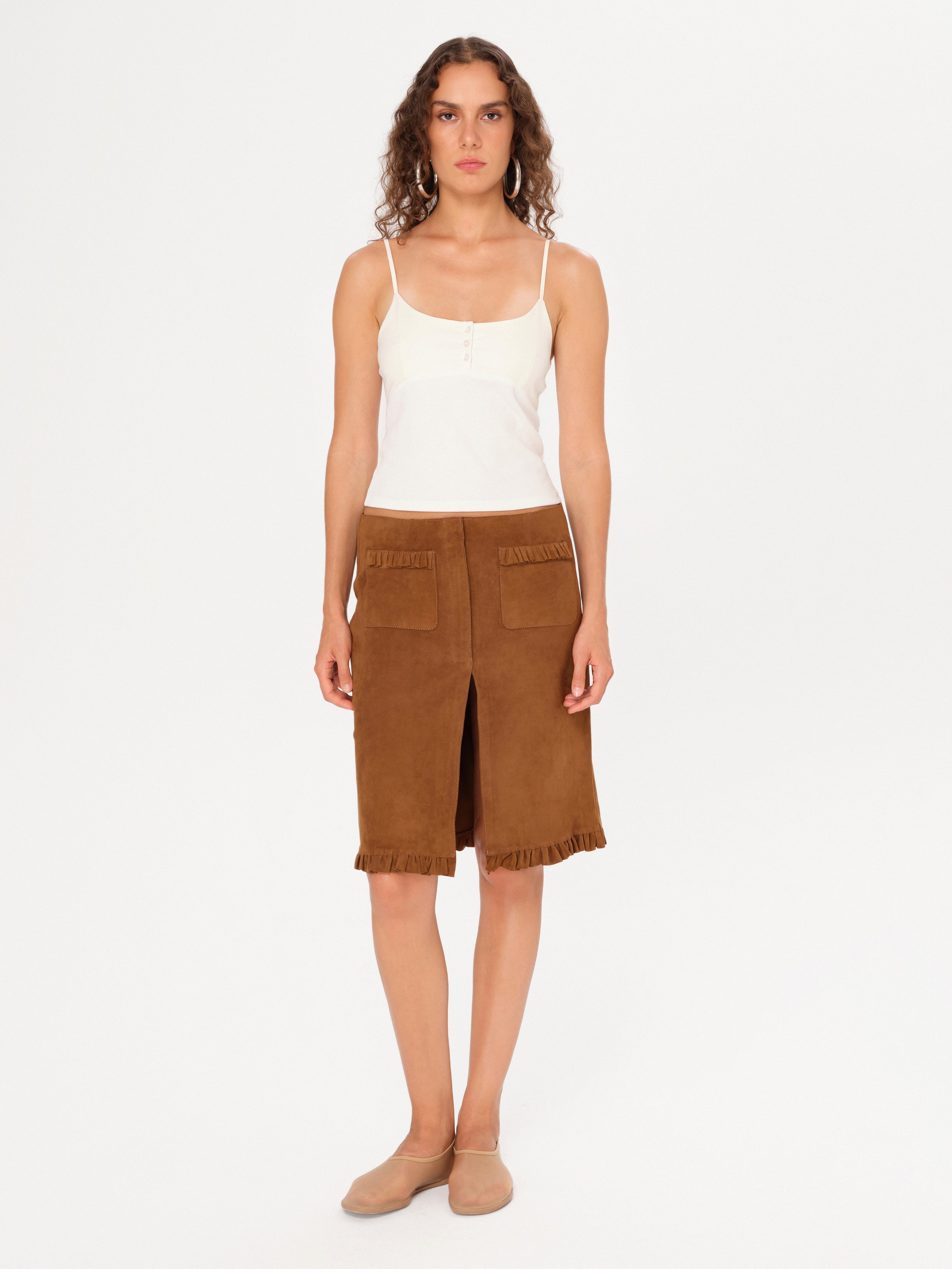 DUBY - Low neck tank top