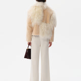 VIENNA - Oversized shearling jacket