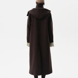 WILMA - Long oversized wool coat