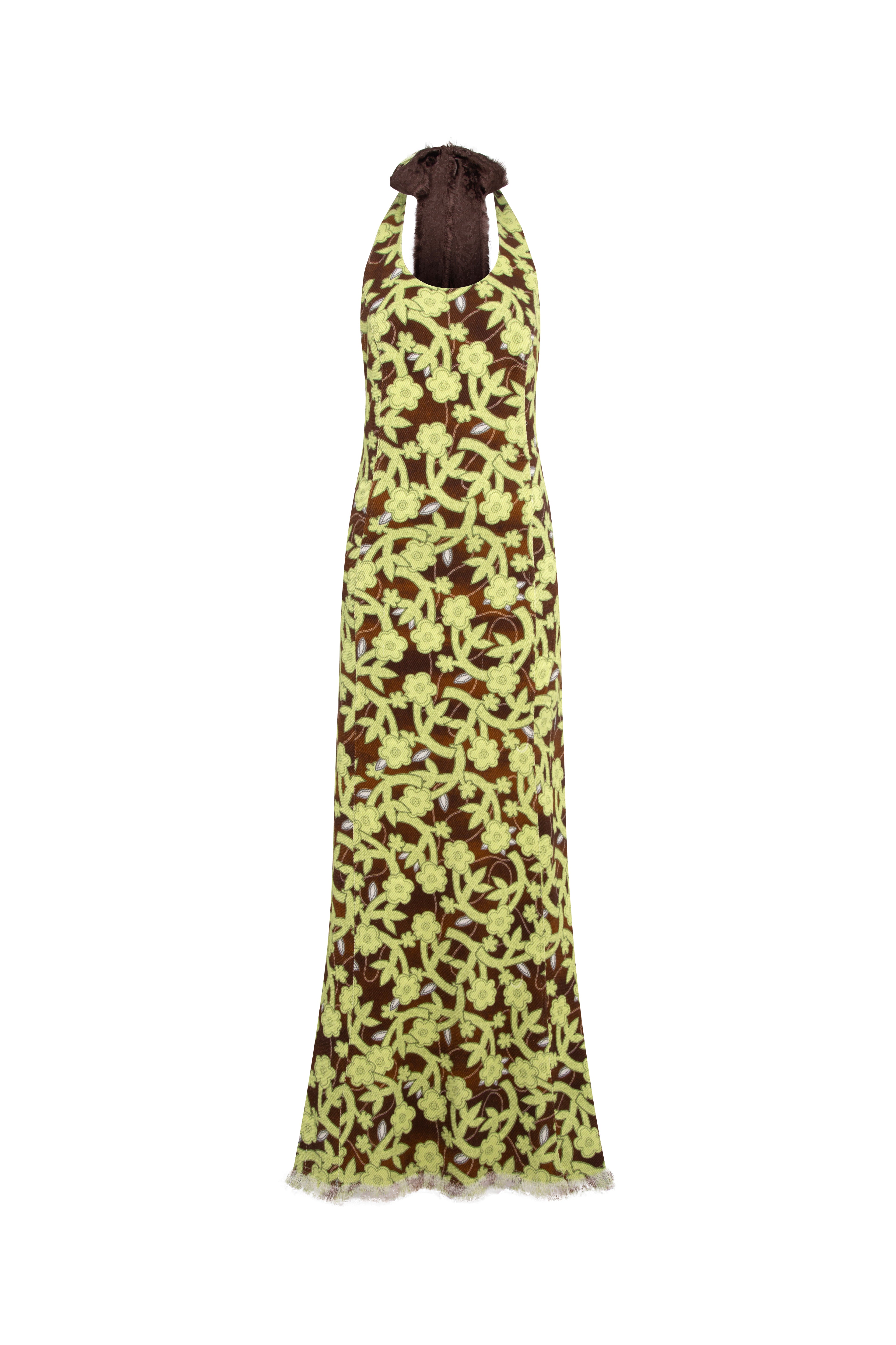 ZENYA - Open-back halter maxi dress