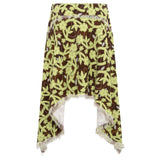 RILEY - Printed asymmetric skirt