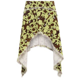 RILEY - Printed asymmetric skirt