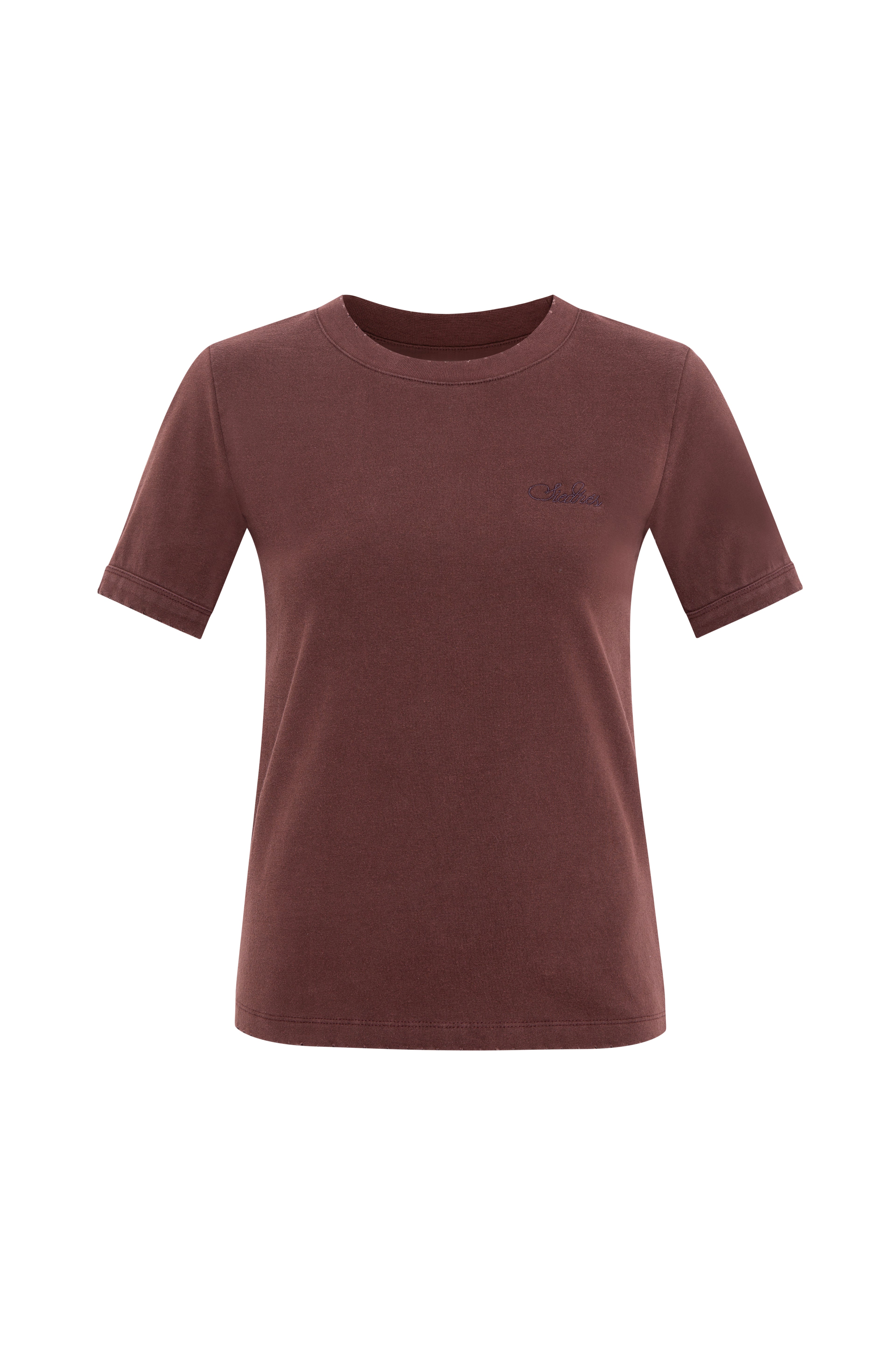 CORVO - Embroidered washed jersey t-shirt