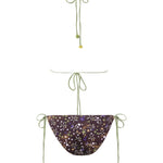 JUNIPER - Printed triangle bikini top