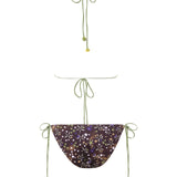 JUNIPER - Printed triangle bikini top