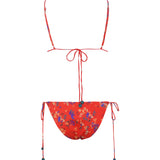 VICKY - Tie-detailed low-rise bikini briefs