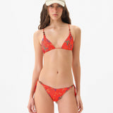 VICKY - Tie-detailed low-rise bikini briefs