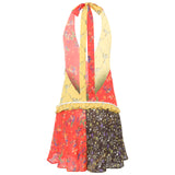 SULIENS - Printed wide-leg playsuit with open back