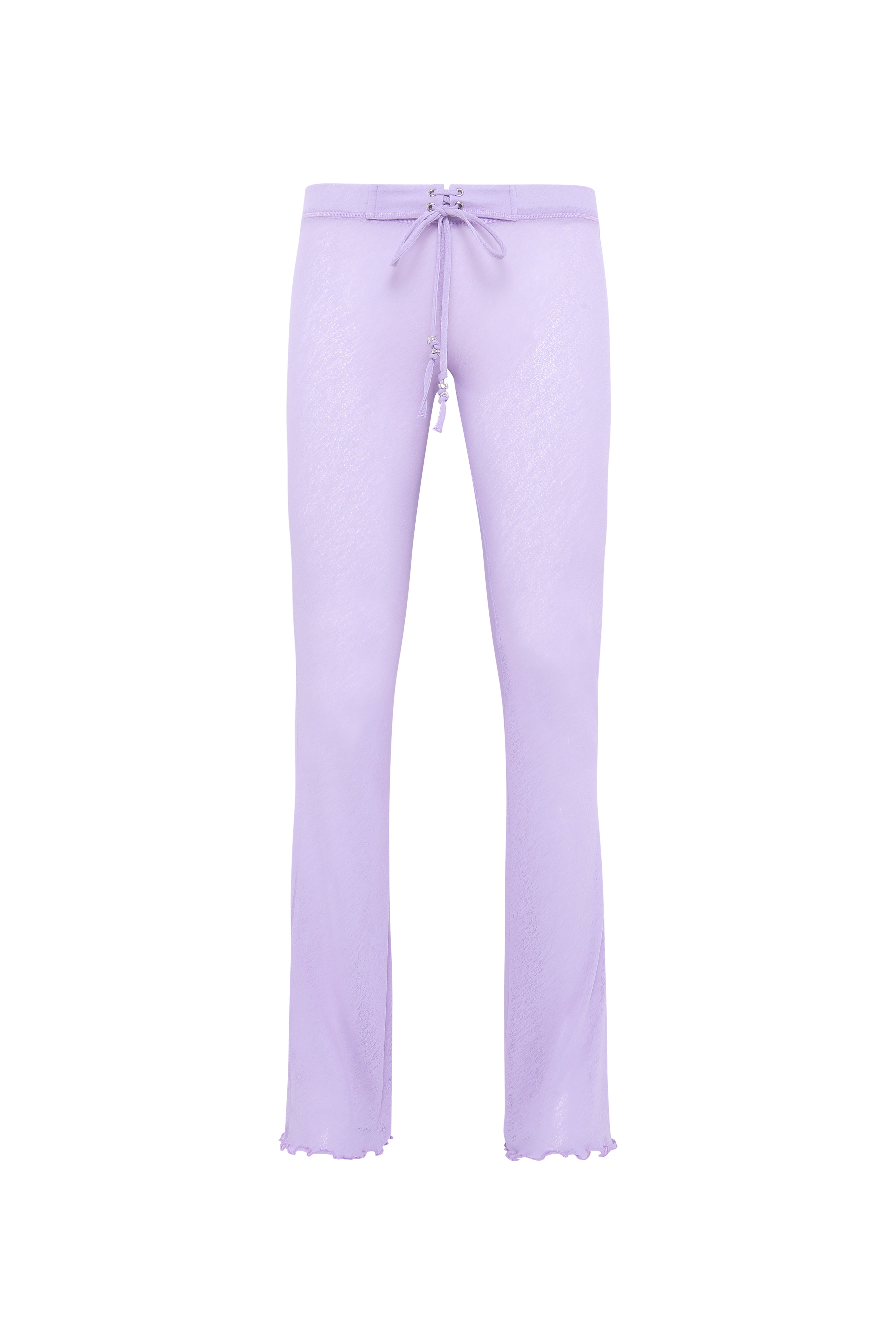 FLO - Semi sheer full length pants with drawcord