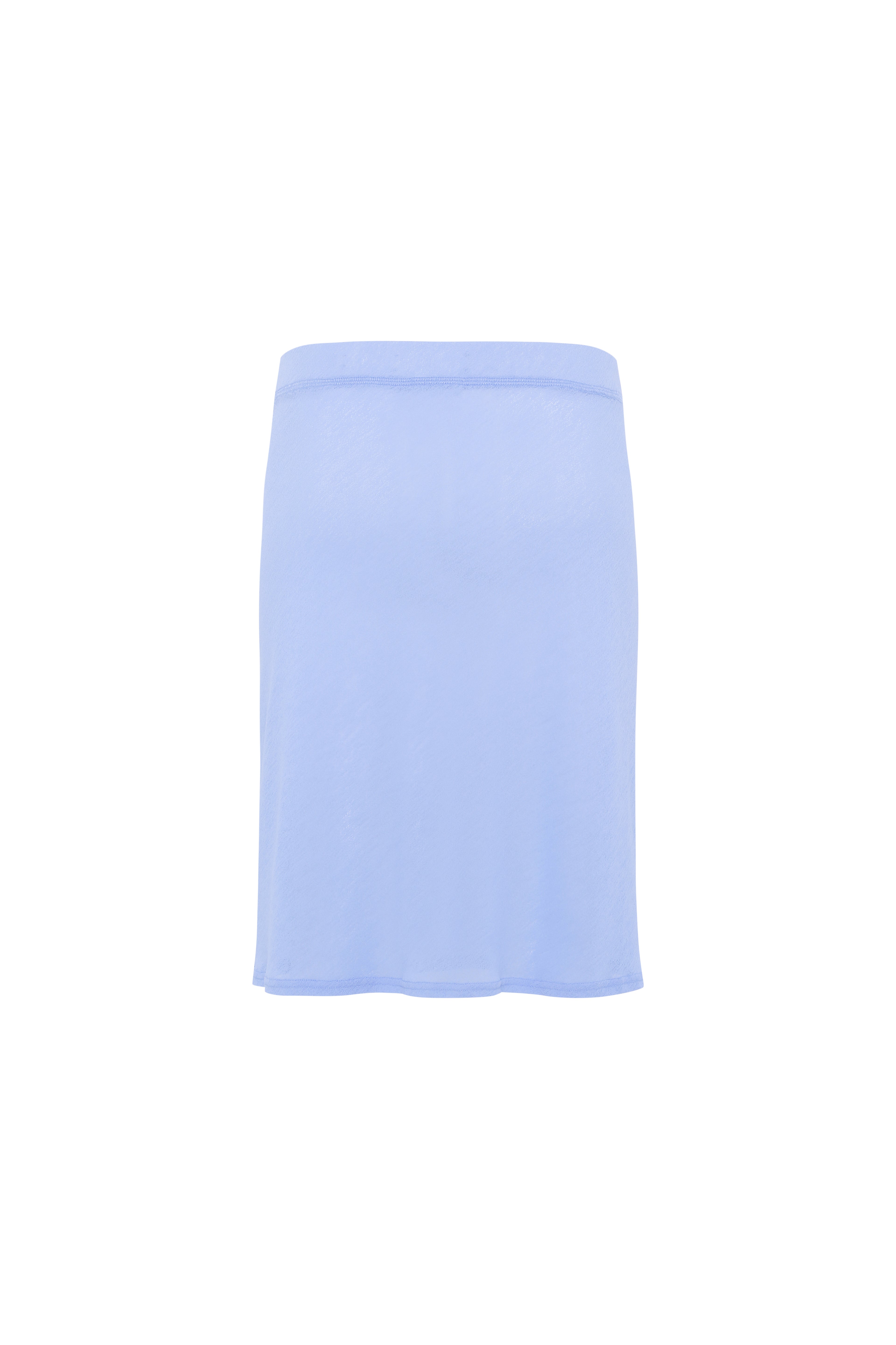 LIZ - Embroidered semi sheer mesh midi skirt