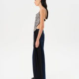 ZAYA - Embellished sequin top with a deep V neckline