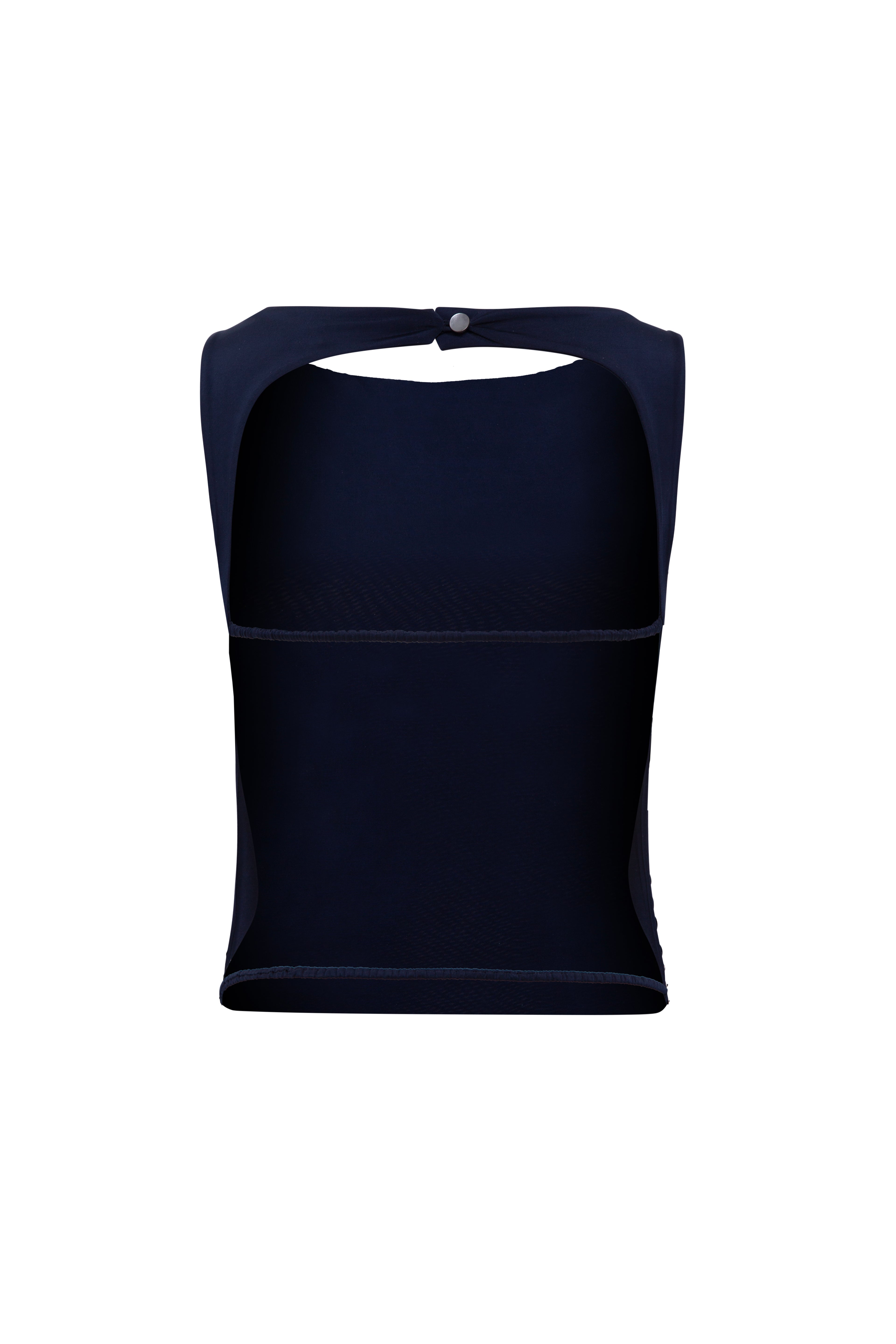 ZELNA - Fitted jersey top with stud details