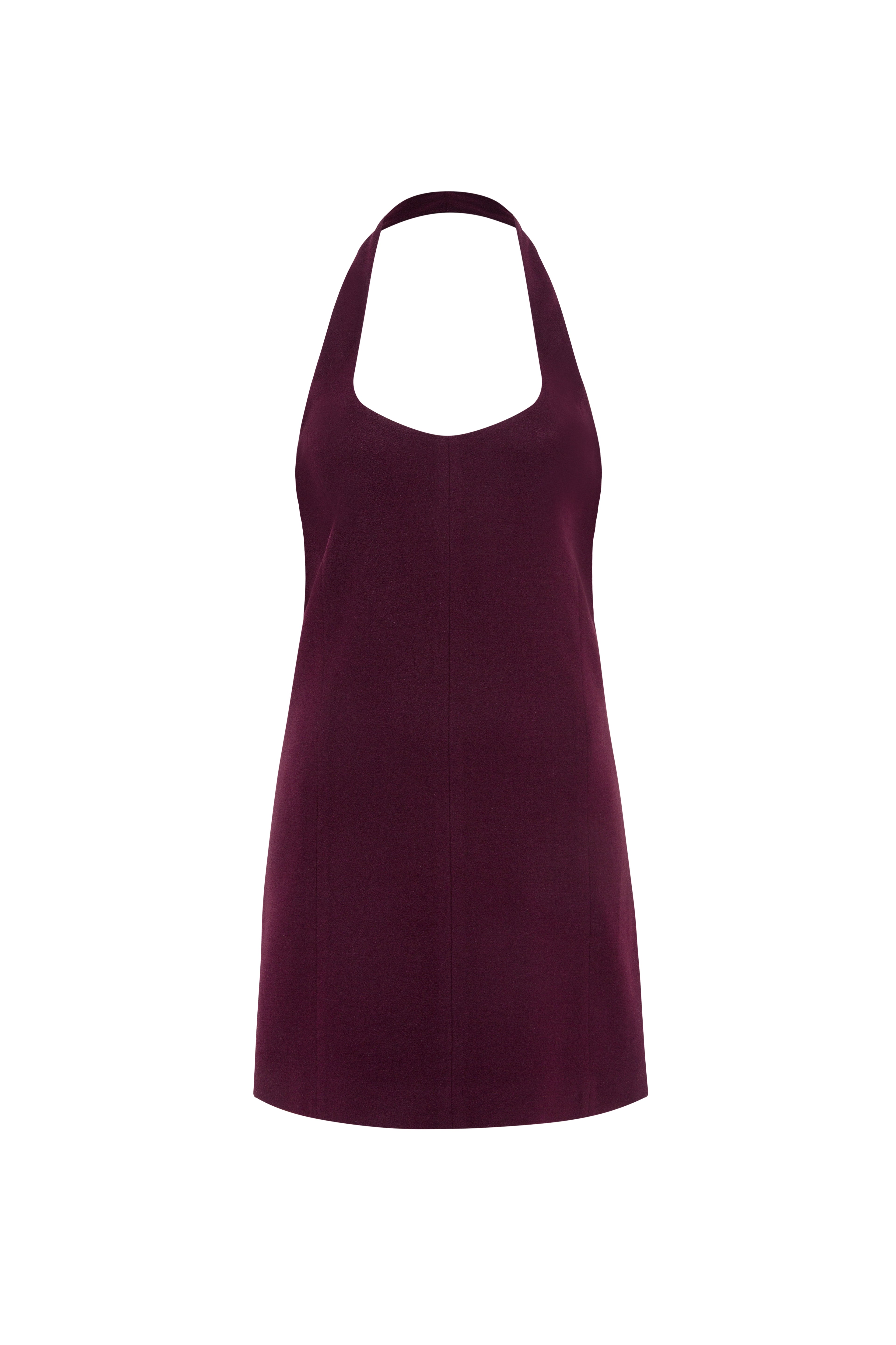 ZHEN - Fitted halterneck mini dress