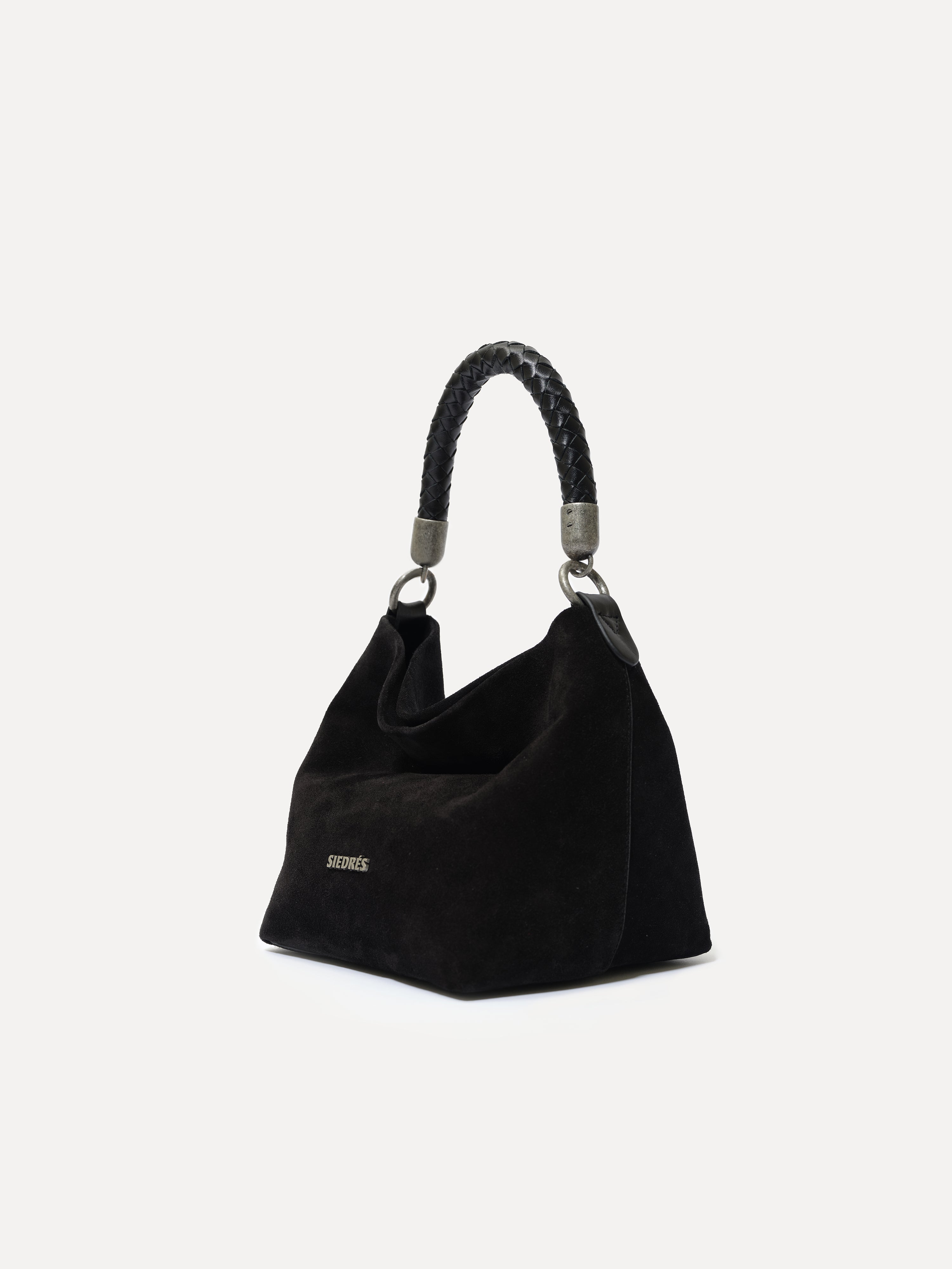 MINI SIERRA - Mini handbag with woven top handle