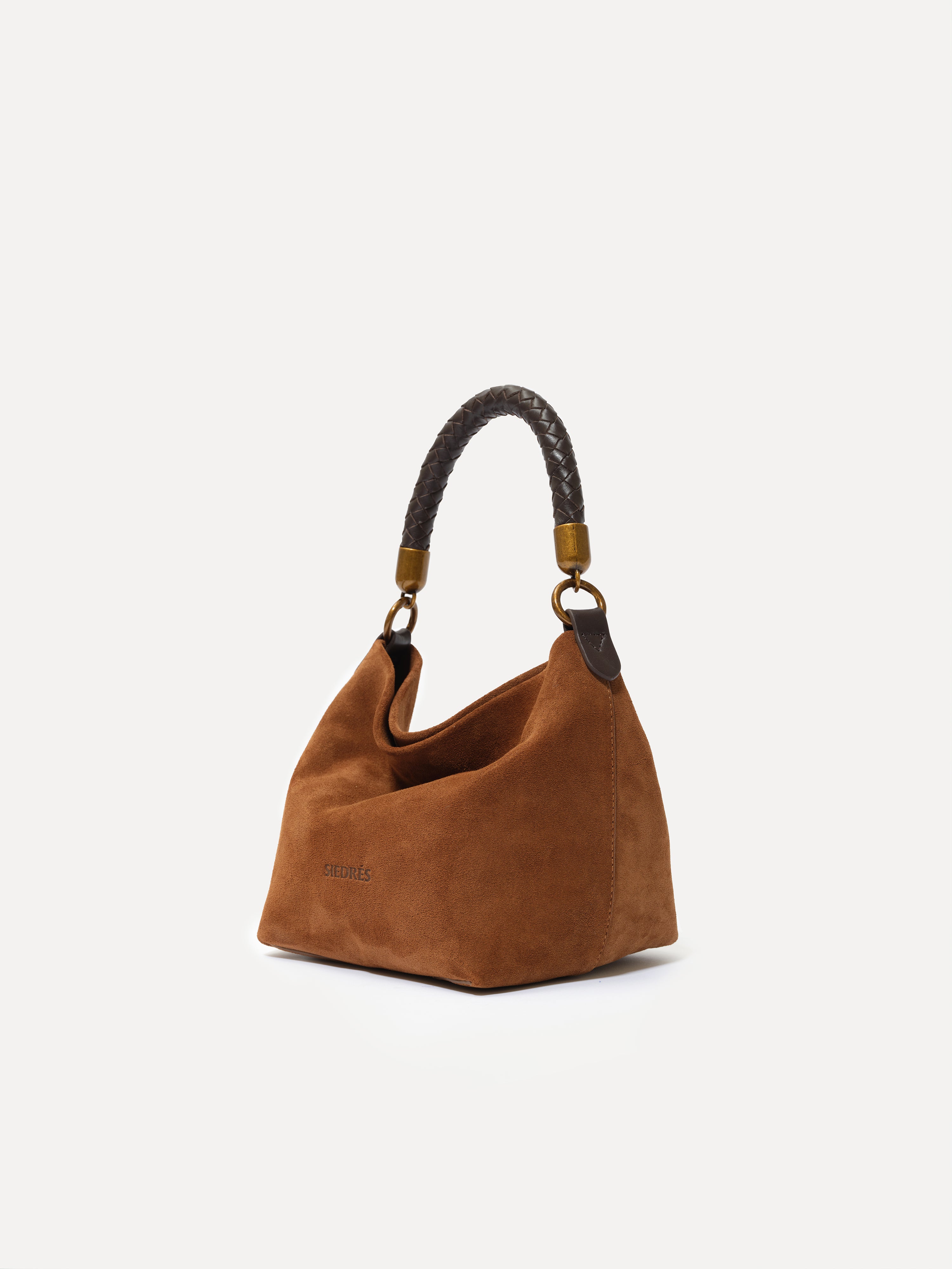 MINI SIERRA - Mini handbag with woven top handle