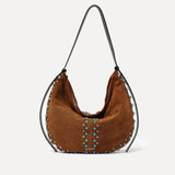 MONA - Studded hobo bag with adjustable strap