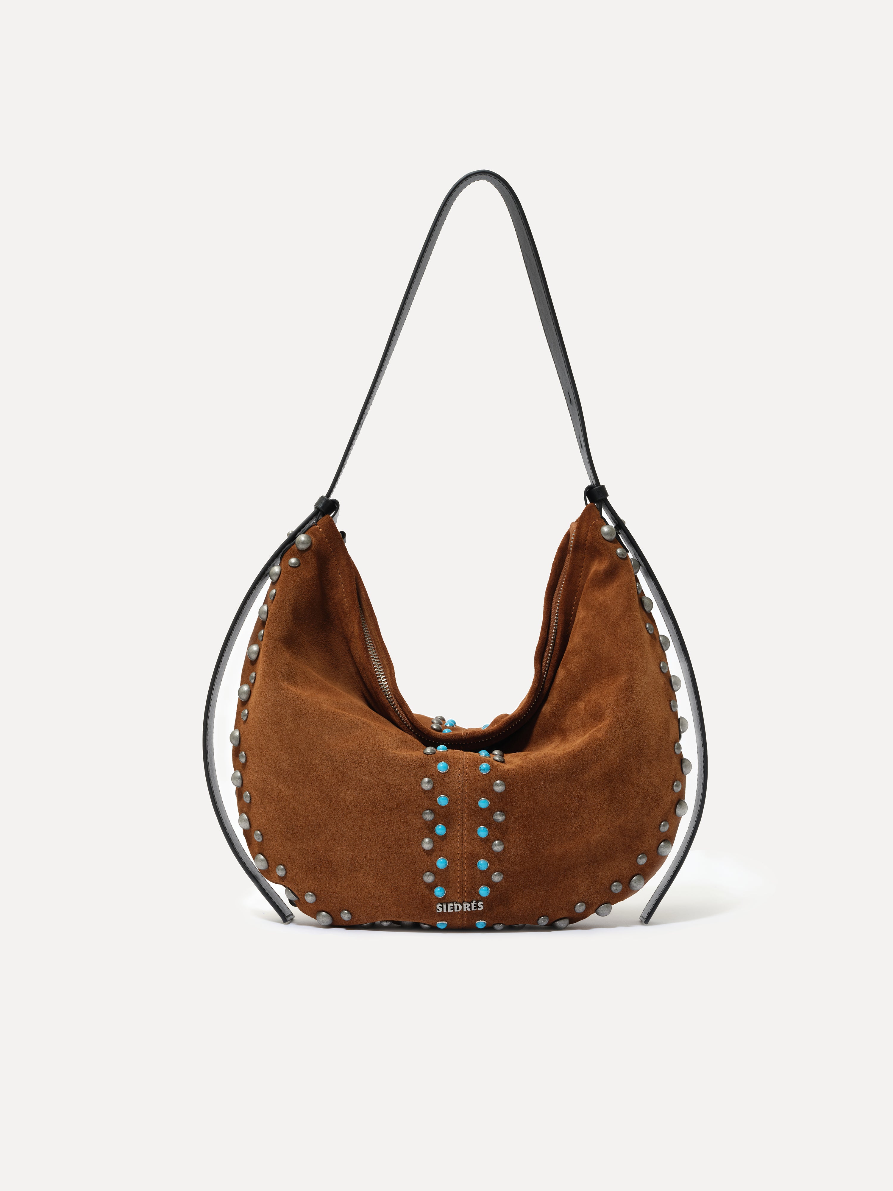 MONA - Studded hobo bag with adjustable strap