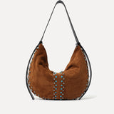 MONA - Studded hobo bag with adjustable strap