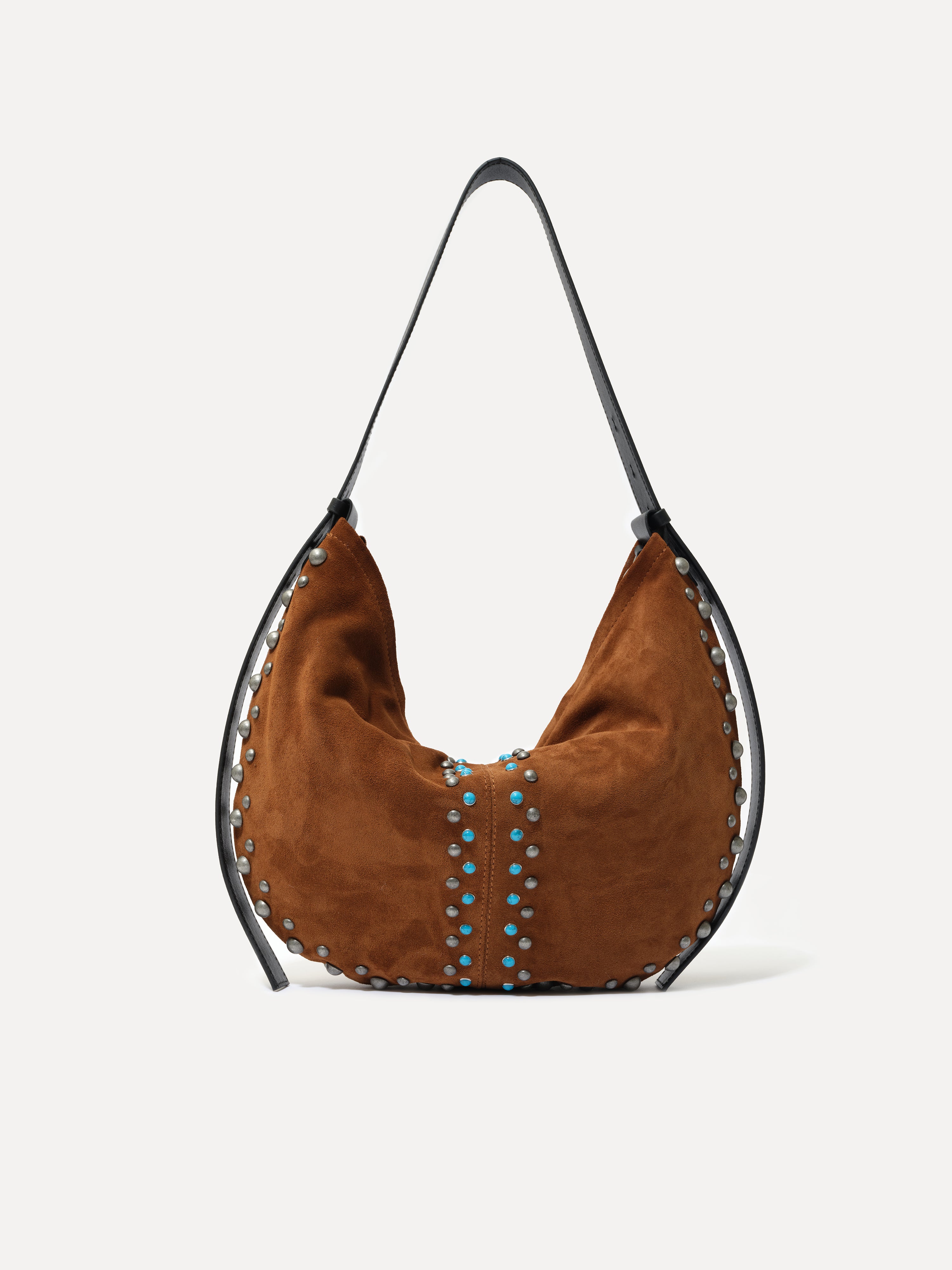 MONA - Studded hobo bag with adjustable strap