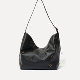SIERRA - Large studded tote bag with adjustable strap